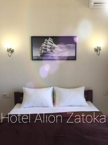 Фото номера Люкс с 2 террасами и видом на море Отель Hotel Alion г. Затока 31